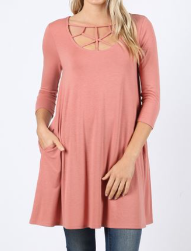 Short Sleeve Web Design Dress