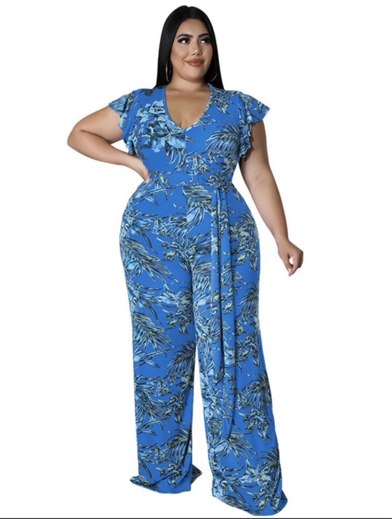 Blue Flower Prnt / XL