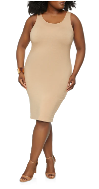 Cottn Sleeveless Midi Dress