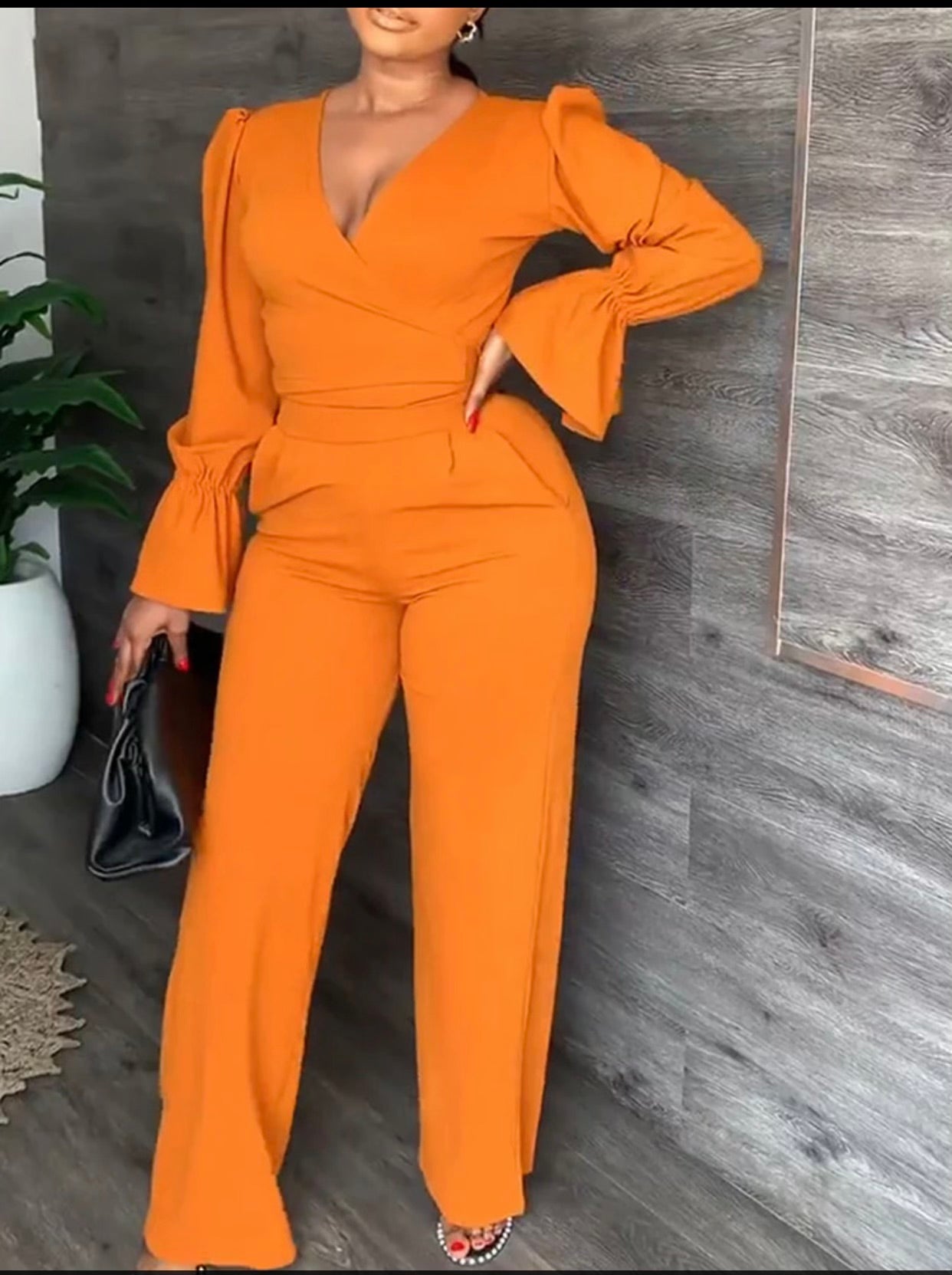 Like Me Better Jumpsuit - Cognac