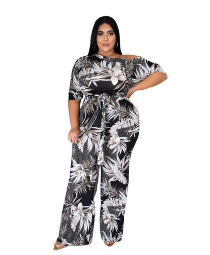 Autumn Women's Plus Jumpsuit