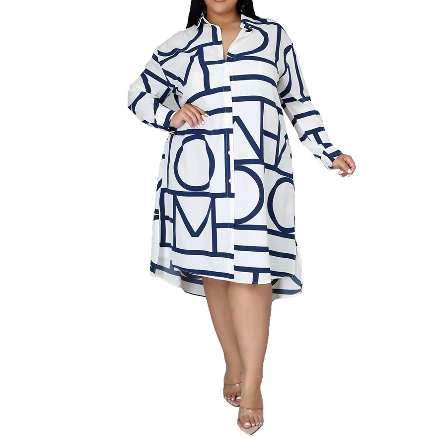 Circle and Line T-Shirt Dress