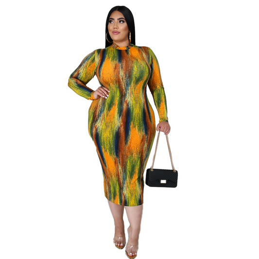 BodyCon Multi Color Dress