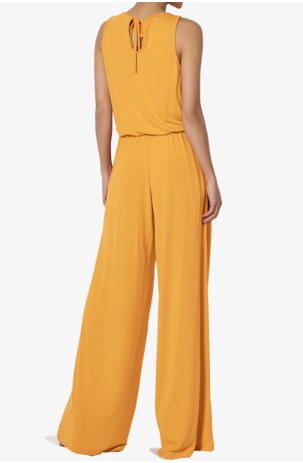 Sleeveless Jumpsuit W Pocket