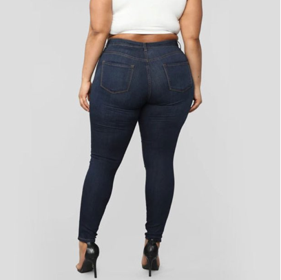 Plus Elasticity Skinny Jeans